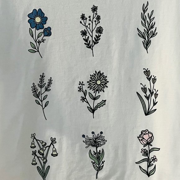 Vans Flower T-shirt Medium - Picture 3 of 5